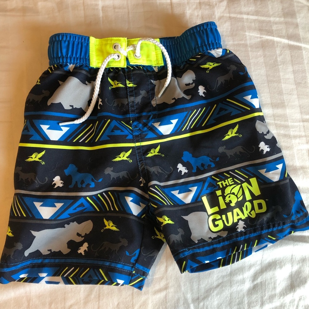 Disney lion guard swim trunks 12-18 months